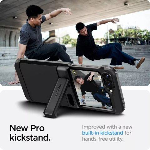 Spigen Etui Spigen Tough Armor Pro do Samsung Galaxy Z Flip 6 Black Spigen Etui Spigen Tough Armor Pro do Samsung Galaxy Z Flip 6 Black