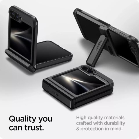 Spigen Etui Spigen Tough Armor Pro do Samsung Galaxy Z Flip 6 Black Spigen Etui Spigen Tough Armor Pro do Samsung Galaxy Z Flip 6 Black