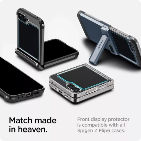 Spigen Szkło hartowane Spigen Glas.tR "Ez Fit" 2-pack do Samsung Galaxy Z Flip 6 Clear Spigen Szkło hartowane Spigen Glas.tR "Ez Fit" 2-pack do Samsung Galaxy Z Flip 6 Clear