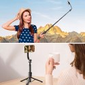 Yesido Selfie stick kijek Statyw Tripod uchwyt magnetyczny do telefonu zdjęć + Pilot Bluetooth Yesido SF19 Magnetic czarny