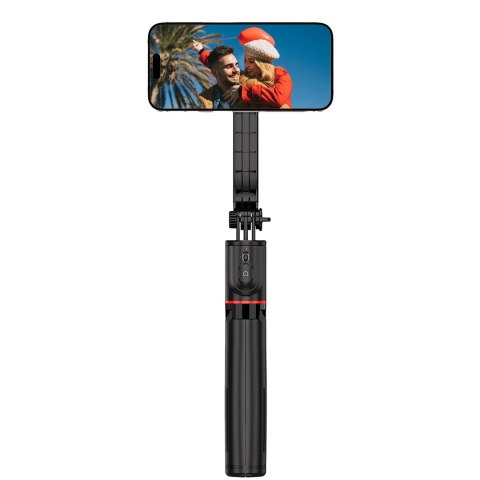 Yesido Selfie stick kijek Statyw Tripod uchwyt magnetyczny do telefonu zdjęć + Pilot Bluetooth Yesido SF19 Magnetic czarny Yesido Selfie stick kijek Statyw Tripod uchwyt magnetyczny do telefonu zdjęć + Pilot Bluetooth Yesido SF19 Magnetic czarny