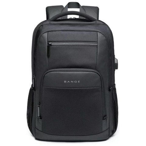 Bange Plecak wodoodporny Bange na laptopa 15.6" miejski podróżny 45x30x16 cm do pracy samolotu męski damski z portem USB Czarny Bange Plecak wodoodporny Bange na laptopa 15.6" miejski podróżny 45x30x16 cm do pracy samolotu męski damski z portem USB Czarny