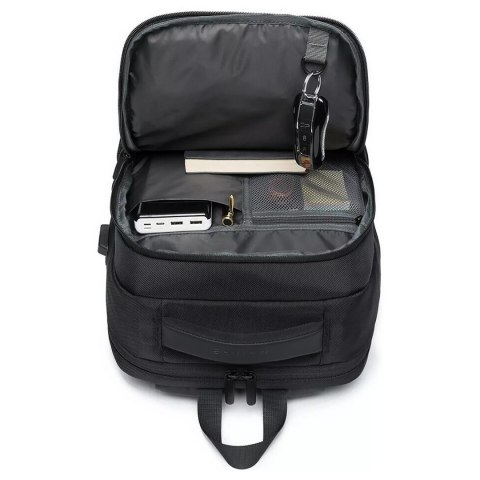 Bange Plecak wodoodporny Bange na laptopa 15.6" miejski podróżny 45x30x16 cm do pracy samolotu męski damski z portem USB Czarny Bange Plecak wodoodporny Bange na laptopa 15.6" miejski podróżny 45x30x16 cm do pracy samolotu męski damski z portem USB Czarny