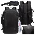 Bange Plecak wodoodporny Bange na laptopa 15.6" miejski podróżny rozszerzalny 55 x 35 x 21-27 cm do samolotu męski damski + kłódka szy