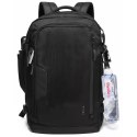 Bange Plecak wodoodporny Bange na laptopa 15.6" miejski podróżny rozszerzalny 55 x 35 x 21-27 cm do samolotu męski damski + kłódka szy