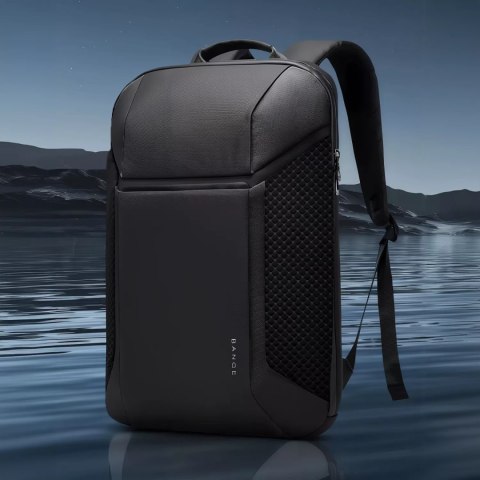 Bange Plecak wodoodporny Bange torba na laptopa 15.6" miejski podróżny 47.5x30x15 cm do pracy szkoły samolotu męski damski Czarny Bange Plecak wodoodporny Bange torba na laptopa 15.6" miejski podróżny 47.5x30x15 cm do pracy szkoły samolotu męski damski Czarny