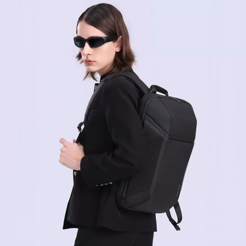 Bange Plecak wodoodporny Bange torba na laptopa 15.6" miejski podróżny 47.5x30x15 cm do pracy szkoły samolotu męski damski Czarny Bange Plecak wodoodporny Bange torba na laptopa 15.6" miejski podróżny 47.5x30x15 cm do pracy szkoły samolotu męski damski Czarny
