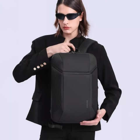 Bange Plecak wodoodporny Bange torba na laptopa 15.6" miejski podróżny 47.5x30x15 cm do pracy szkoły samolotu męski damski Czarny Bange Plecak wodoodporny Bange torba na laptopa 15.6" miejski podróżny 47.5x30x15 cm do pracy szkoły samolotu męski damski Czarny
