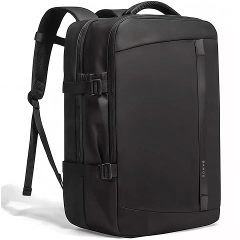 Bange Plecak wodoodporny Bange torba na laptopa 15.6" podróżny 47x31x20 cm do pracy szkoły samolotu męski damski z gniazdem USB Czarny Bange Plecak wodoodporny Bange torba na laptopa 15.6" podróżny 47x31x20 cm do pracy szkoły samolotu męski damski z gniazdem USB Czarny