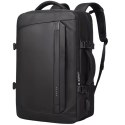 Bange Plecak wodoodporny Bange torba na laptopa 15.6" podróżny 47x31x20 cm do pracy szkoły samolotu męski damski z gniazdem USB Czarny