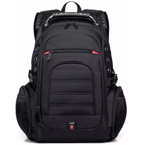 Bange Plecak wodoodporny Bange torba na laptopa 15" miejski podróżny 48x35x23 cm do pracy szkoły samolotu męski damski USB Czarny Bange Plecak wodoodporny Bange torba na laptopa 15" miejski podróżny 48x35x23 cm do pracy szkoły samolotu męski damski USB Czarny