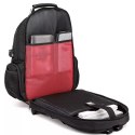 Bange Plecak wodoodporny Bange torba na laptopa 15" miejski podróżny 48x35x23 cm do pracy szkoły samolotu męski damski USB Czarny