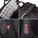Bange Plecak wodoodporny Bange torba na laptopa 15" miejski podróżny 48x35x23 cm do pracy szkoły samolotu męski damski USB Czarny