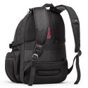Bange Plecak wodoodporny Bange torba na laptopa 15" miejski podróżny 48x35x23 cm do pracy szkoły samolotu męski damski USB Czarny