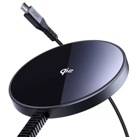 ESR Ładowarka indukcyjna Esr Halolock Qi2 Mini Magnetic Magsafe Wireless Charger 15W Czarny ESR Ładowarka indukcyjna Esr Halolock Qi2 Mini Magnetic Magsafe Wireless Charger 15W Czarny