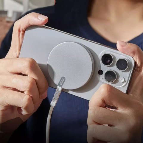ESR Ładowarka indukcyjna Esr Halolock Qi2 Mini Magnetic Magsafe Wireless Charger 15W Srebrny ESR Ładowarka indukcyjna Esr Halolock Qi2 Mini Magnetic Magsafe Wireless Charger 15W Srebrny