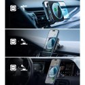 ESR Uchwyt samochodowy z ładowarką ESR Halolock Magnetic Magsafe Vent Car Mount Wireless Charger Qi2 15W Black