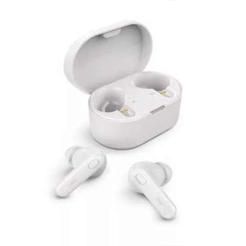Philips Słuchawki Philips douszne bezprzewodowe Bluetooth True Wireless TWS białe Tat1138wt Philips Słuchawki Philips douszne bezprzewodowe Bluetooth True Wireless TWS białe Tat1138wt