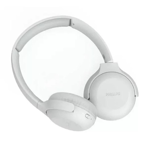 Philips Słuchawki nauszne bezprzewodowe Bluetooth Philips białe Tauh202wt Philips Słuchawki nauszne bezprzewodowe Bluetooth Philips białe Tauh202wt
