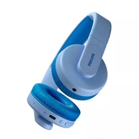 Philips Słuchawki nauszne bezprzewodowe Bluetooth dla dzieci Philips niebieskie Tak4206bl/00 Philips Słuchawki nauszne bezprzewodowe Bluetooth dla dzieci Philips niebieskie Tak4206bl/00
