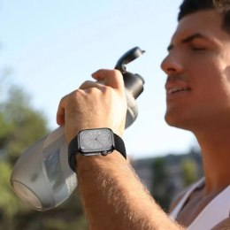 ProducentTymczasowy Pasek nylonowy do Apple Watch 4 / 5 / 6 / 7 / 8 / 9 / SE (38 / 40 / 41 mm) NylonMag Baby Blue