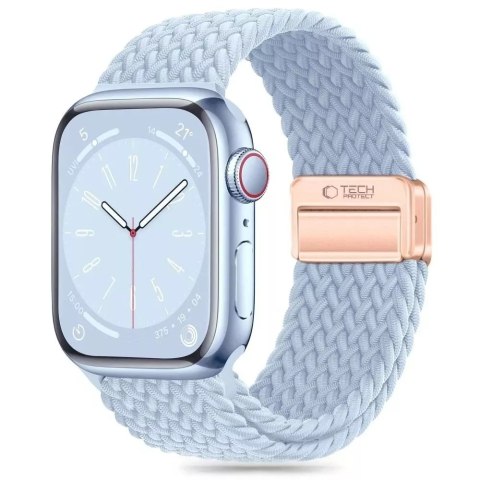 ProducentTymczasowy Pasek nylonowy do Apple Watch 4 / 5 / 6 / 7 / 8 / 9 / SE (38 / 40 / 41 mm) NylonMag Baby Blue ProducentTymczasowy Pasek nylonowy do Apple Watch 4 / 5 / 6 / 7 / 8 / 9 / SE (38 / 40 / 41 mm) NylonMag Baby Blue