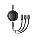 Baseus Kabel Baseus Free2Draw CB000084 zwijany USB-C - Lightning / USB-C / micro USB 100W 1.1m - czarny