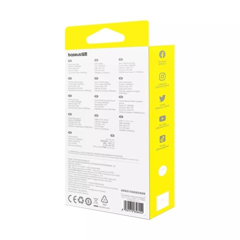 Baseus Kabel Baseus Free2Draw CB000084 zwijany USB-C - Lightning / USB-C / micro USB 100W 1.1m - czarny Baseus Kabel Baseus Free2Draw CB000084 zwijany USB-C - Lightning / USB-C / micro USB 100W 1.1m - czarny