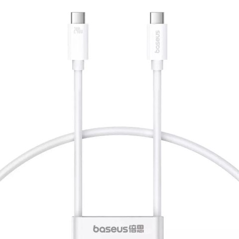 Baseus Kabel USB-C do USB-C Baseus Superior 2 240W. 1,8m Biały Baseus Kabel USB-C do USB-C Baseus Superior 2 240W. 1,8m Biały