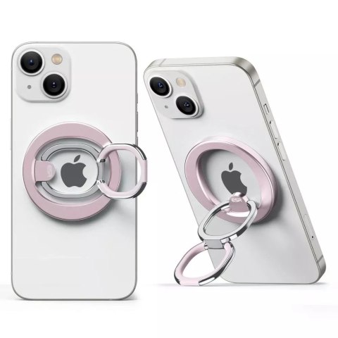 ESR Uchwyt magnetyczny ESR HaloLock Magnetic MagSafe Phone Ring Stand Pastelowy Różowy ESR Uchwyt magnetyczny ESR HaloLock Magnetic MagSafe Phone Ring Stand Pastelowy Różowy