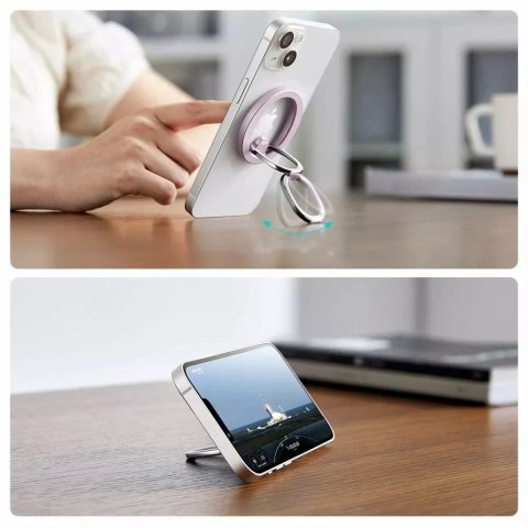 ESR Uchwyt magnetyczny ESR HaloLock Magnetic MagSafe Phone Ring Stand Pastelowy Różowy ESR Uchwyt magnetyczny ESR HaloLock Magnetic MagSafe Phone Ring Stand Pastelowy Różowy