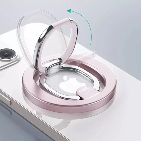 ESR Uchwyt magnetyczny ESR HaloLock Magnetic MagSafe Phone Ring Stand Pastelowy Różowy ESR Uchwyt magnetyczny ESR HaloLock Magnetic MagSafe Phone Ring Stand Pastelowy Różowy
