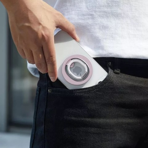 ESR Uchwyt magnetyczny ESR HaloLock Magnetic MagSafe Phone Ring Stand Pastelowy Różowy ESR Uchwyt magnetyczny ESR HaloLock Magnetic MagSafe Phone Ring Stand Pastelowy Różowy