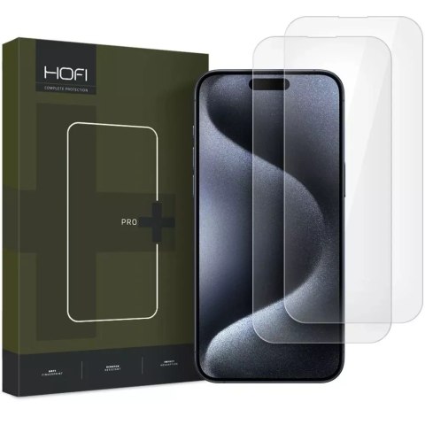 Hofi SZKŁO HARTOWANE HOFI GLASS PRO+ 2-PACK IPHONE 16 CLEAR Hofi SZKŁO HARTOWANE HOFI GLASS PRO+ 2-PACK IPHONE 16 CLEAR