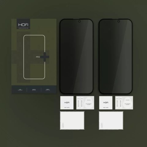 Hofi Szkło prywatyzujące Hofi Anti Spy Glass Pro+ 2-Pack do iPhone 16 Pro Max Privacy Hofi Szkło prywatyzujące Hofi Anti Spy Glass Pro+ 2-Pack do iPhone 16 Pro Max Privacy