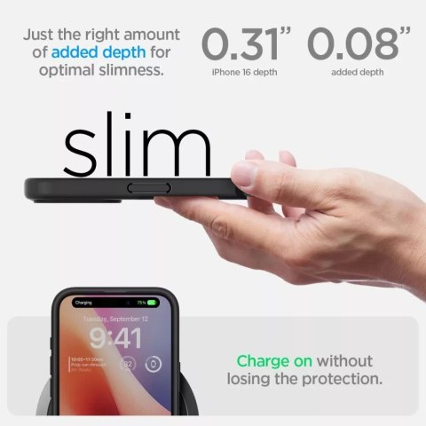 ProducentTymczasowy Etui Spigen Ultra Hybrid do Apple iPhone 16 Frost Black ProducentTymczasowy Etui Spigen Ultra Hybrid do Apple iPhone 16 Frost Black