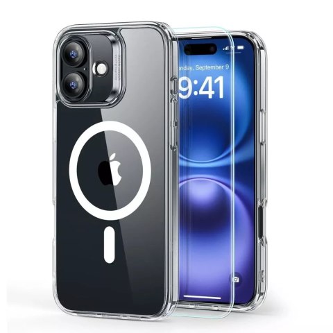 ESR Etui obudowa ESR Classic Hybrid Halolock Magsafe & Tempered Glass do iPhone 16 Plus Clear ESR Etui obudowa ESR Classic Hybrid Halolock Magsafe & Tempered Glass do iPhone 16 Plus Clear