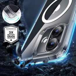 ESR Etui obudowa ESR Classic Hybrid Halolock Magsafe & Tempered Glass do iPhone 16 Plus Clear