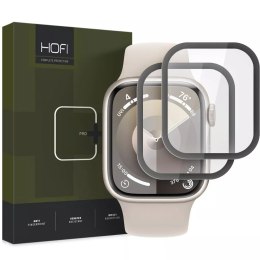 Hofi Szkło Hybrydowe Hofi Hybrid Pro+ 2-Pack do Apple Watch 7 / 8 / 9(41 mm) Black