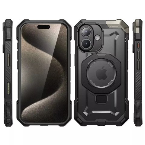 SUPCASE Etui Supcase UB Grip Mag Magsafe do iPhone 16 Black SUPCASE Etui Supcase UB Grip Mag Magsafe do iPhone 16 Black
