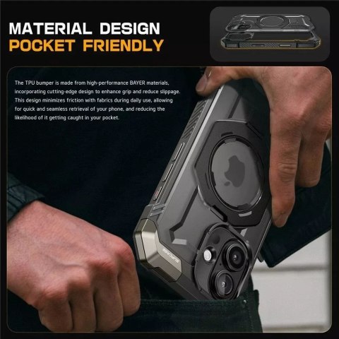 SUPCASE Etui Supcase UB Grip Mag Magsafe do iPhone 16 Black SUPCASE Etui Supcase UB Grip Mag Magsafe do iPhone 16 Black