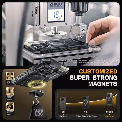 SUPCASE Etui Supcase UB Grip Mag Magsafe do iPhone 16 Pro Black SUPCASE Etui Supcase UB Grip Mag Magsafe do iPhone 16 Pro Black