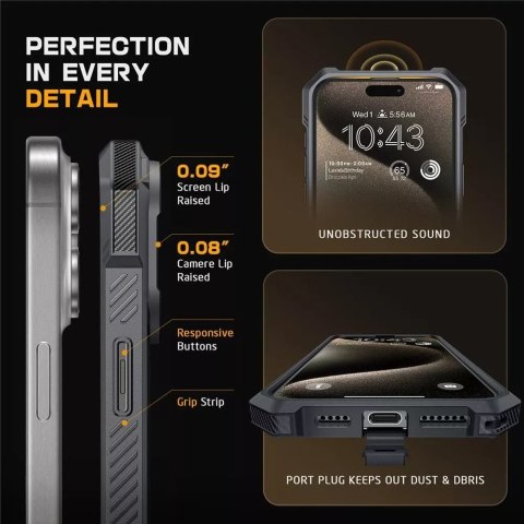 SUPCASE Etui Supcase UB Grip Mag Magsafe do iPhone 16 Pro Max Grey SUPCASE Etui Supcase UB Grip Mag Magsafe do iPhone 16 Pro Max Grey