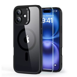ESR Etui obudowa ESR Classic Hybrid Halolock Magsafe & Tempered Glass do iPhone 16 Plus Clear/Black