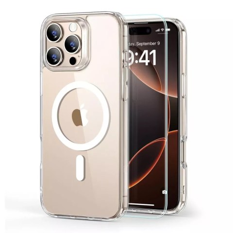 ESR Etui obudowa ESR Classic Hybrid Halolock Magsafe & Tempered Glass do iPhone 16 Pro Clear ESR Etui obudowa ESR Classic Hybrid Halolock Magsafe & Tempered Glass do iPhone 16 Pro Clear