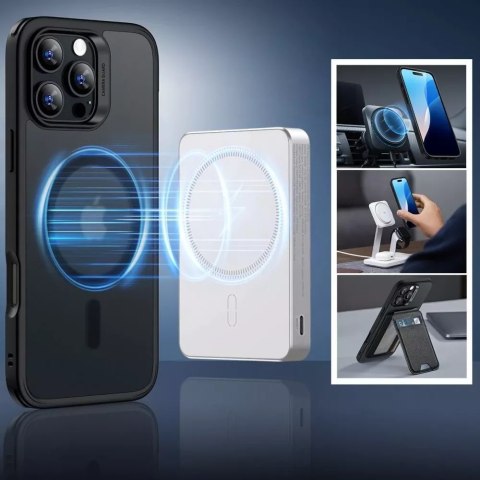 ESR Etui obudowa ESR Classic Hybrid Halolock Magsafe & Tempered Glass do iPhone 16 Pro Max Frosted Black ESR Etui obudowa ESR Classic Hybrid Halolock Magsafe & Tempered Glass do iPhone 16 Pro Max Frosted Black