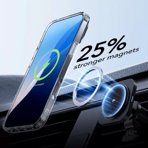 ESR Etui obudowa ESR Classic Hybrid Kickstand Halolock Magsafe & Tempered Glass do iPhone 16 Clear ESR Etui obudowa ESR Classic Hybrid Kickstand Halolock Magsafe & Tempered Glass do iPhone 16 Clear