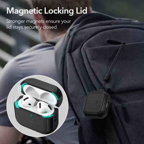ESR Etui ochronne na słuchawki ESR Orbit Halolock MagSafe Apple AirPods 4 Black ESR Etui ochronne na słuchawki ESR Orbit Halolock MagSafe Apple AirPods 4 Black