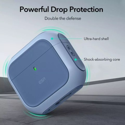 ESR Etui ochronne na słuchawki ESR Orbit Halolock MagSafe Apple AirPods 4 Blue ESR Etui ochronne na słuchawki ESR Orbit Halolock MagSafe Apple AirPods 4 Blue
