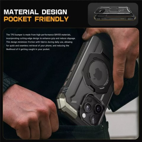 SUPCASE Etui Supcase UB Grip Mag Magsafe do iPhone 16 Pro Max Black SUPCASE Etui Supcase UB Grip Mag Magsafe do iPhone 16 Pro Max Black